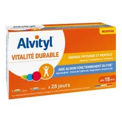 Vitalità duratura - Energia fisica e mentale x28 compresse Alvityl