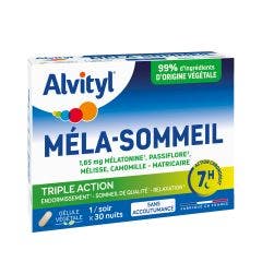 Mela-sommeil 30 Comprimes 30 gélules Alvityl