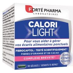 Cattura grassi a base di fibra d'arancia e cacao 30 capsule CaloriLight Forté Pharma