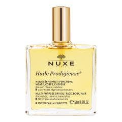 Olio Secco Multi-funzione Per Viso, Corpo e Capelli 50ml Huile Prodigieuse Visage Corps Et Cheveux Nuxe