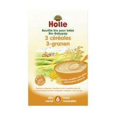 Porridge biologico ai 3 cereali 250g Da 6 mesi Holle Pural