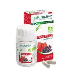 Extrait concentré Vigne Rouge Bio 60 gélules Circulation Naturactive