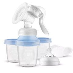 Tire-lait manuel + pots SCF430/13 Natural Avent
