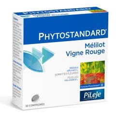 Phytostandard Melilot Vigne Rouge 30 Comprimes Pileje