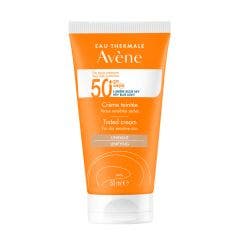 Avene Solaire Creme Teintee Spf50+ 50ml Solaire Peaux sensibles sèches Avène Avène
