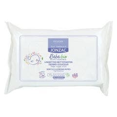 Bebe Lingettes Nettoyantes Dermo Douceur Biodegradables Bio X40 Eau thermale Jonzac