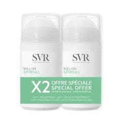 Deodorante Roll-on Anti-transpirante Azione Intensa 48h 2x50ml Spirial Svr