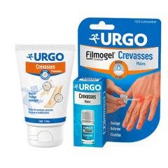 Prevention Crevasses Mains Lot Creme + Filmogel 50ml Urgo