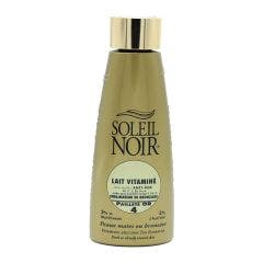 N°36 Lait Vitamine Sublimateur De Bronzage spf4 150 ml Brillantini d'oro Soleil Noir