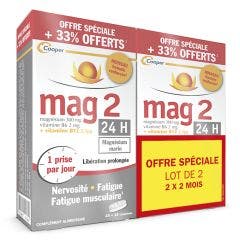 24h Magnesio marino 2x45 Compresse +33% Gratis Mag 2