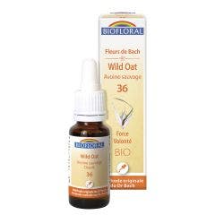 N. 36 Wild Avena concentrazione organica di fiori di Bach Demeter 25ml Biofloral