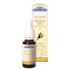 N. 7 Chestnut Bud Rimedi floreali di Bach biologici Demeter Vitality Joy Of Living 25ml Biofloral