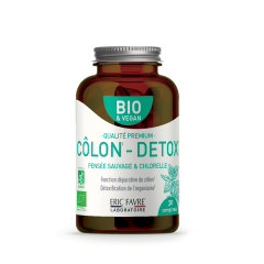 Integratori alimentari biologici per il Colon Detox 30 compresse Eric Favre