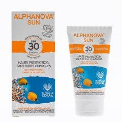 Sun Creme Solaire Hypoallergenique Spf30 Bio 50g Alphanova