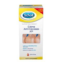 Creme Anti-Crevasses K+ Talons Fendillés 120ml Expert Treatment Pieds Tres Secs Scholl