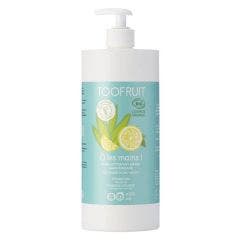 Gel nettoyant mains sans rinçage Citron-Aloe vera 1000ML Ô Les Mains Toofruit