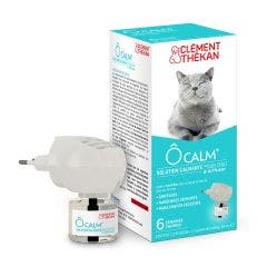 Ôcalm Solution calmante + recharge de 48ml pour chat à diffuser Clement-Thekan