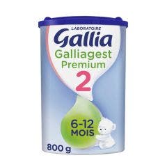 Galliagest Premium 2 Lait En Poudre Formule Epaissie De 6 A 12 Mois 800g Galliagest Premium 2 6 A 12 Mois Gallia