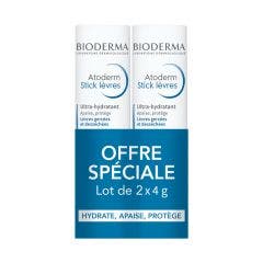 Stick Protettivo 3x4g Atoderm Labbra secche e screpolate Bioderma