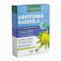 Griffonia Rhodiola 30 gélules Santarome