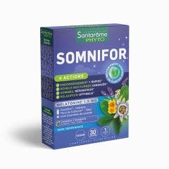 4 Actions Mélatonine 1.9mg 30 compresse Somnifor Santarome