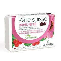 Pasta svizzera per la Difesa immunitaria x40 gomme da cancellare Echinacea e Acerola Lehning