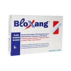 Eponge Hemostatique Dermique Nasale Dentaire - 5 Eponges Bloxang x4 Bausch&Lomb