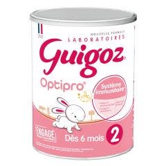 Latte di proseguimento in polvere 6-12 Mesi 800g Optipro 6-12 Mois Guigoz