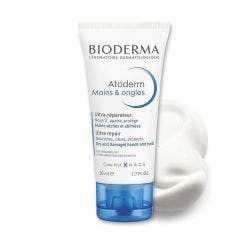 Crema Riparatrice Mani Secche e Danneggiate 2x50ml Atoderm Mains & ongles Peaux sèches et abîmées Bioderma
