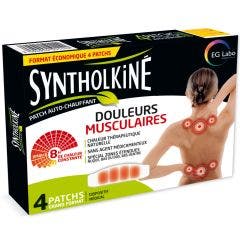 Syntholkine Cerotti termici 8 ore di calore Dolori muscolari 4pz Synthol