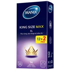 Préservatifs Maximum Confort x14 King Size MAX XL Manix