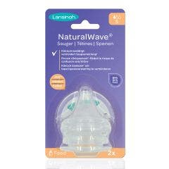 Tettarella Natural Wave a flusso lento X2 Lansinoh