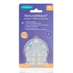 Tetine Natural Wave Debit Moyen X2 Lansinoh Lansinoh
