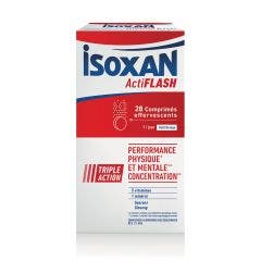 Actiflash 28 Comprimes 28 Comprimes Effervescents Performance physique et mentale Isoxan