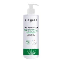 Gel Aloe Vera Bio 500ml Senza profumo Tutti i tipi di pelle Bio Since 1975