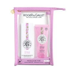 Acqua Profumata Bienfaisante e Gel Doccia Trousse Feuille de Thé Roger & Gallet