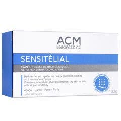 Pain surgras dermatologique 100g Sensitelial Acm