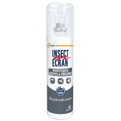 Repellente cutaneo per zanzare, vespe e calabroni 100ml Peau Adulti e Bambini Insect Ecran