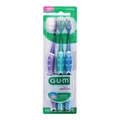 Brosse à Dents x3 Pro Sensitive Ultra-Souple 15/100e Gum