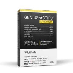 Lecitone Genius 30 Comprimes Memoire Et Concentration 30 Comprimes Mémoire et Concentration Synactifs