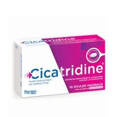 Ovuli vaginali x10 Guarigione e secchezza intima Cicatridine