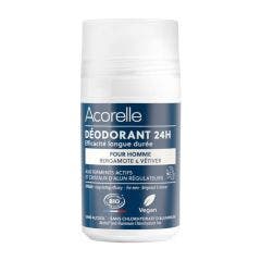 Deodorante roll-on di lunga durata ed efficacia per 24 ore 50ml Uomo Acorelle