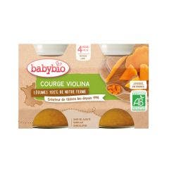 La prima ricetta per le nostre fattorie di alimenti biologici per bambini 2x130g Légumes 4 mesi e Plus Babybio
