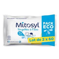 Salviette d'acqua 2x60 Mitosyl