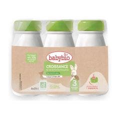 Lait Croissance Bio 6x25cl Dès 10 Mois Babybio
