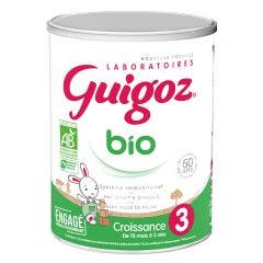 Latte in polvere Da 10 Mesi a 3 Anni Croissance 3 Bio 800g De 10 Mois à 3 Ans Guigoz