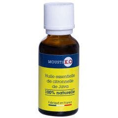 Olio essenziale di Citronella Java Repellente per zanzare 30ml Mousti K.O