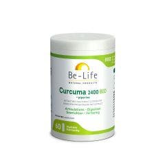 Curcuma + Piperina Organica 60 Gelule 2400 mg Be-Life
