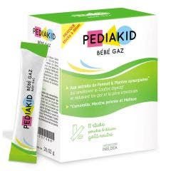 Bebe Gaz con estratti vegetali naturali X12 bastoncini Pediakid