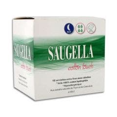 Assorbenti Notte con ali 12 pezzi CottonTouch Saugella